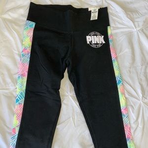 Victoria's secret pink cropped leggings ex small